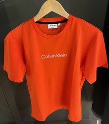 T-shirt orange CALVIN KLEIN CAEN