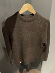 Pull marron col rond ANERKJENDT CAEN