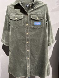 Robe chemise velours FREEMAN MONDEVILLAGE