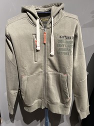 Sweat  capuche kaki DAYTONA MONDEVILLAGE