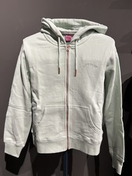 Sweat zipp vert d'eau SUPERDRY MONDEVILLAGE