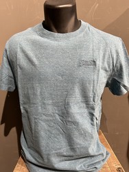 T-shirt bleu chin SUPERDRY MONDEVILLAGE